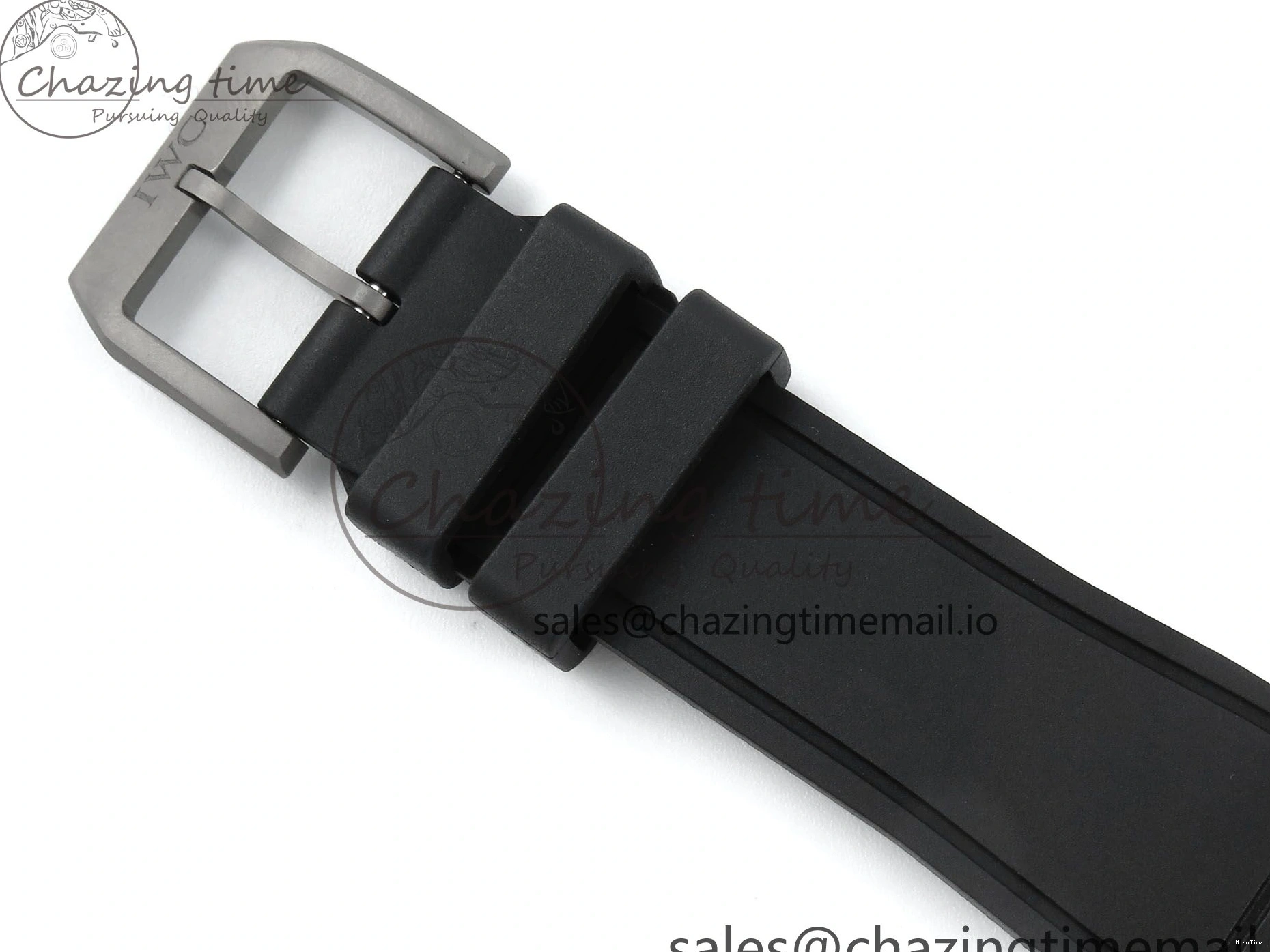 MIROTIME 0117 TravelReady Pilot IW326905 Black Aces M+F 1:1 Best Edition White Dial on Black Rubber Strap MY 7000